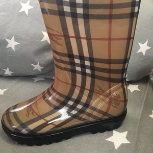 BURBERRY Classic Check Wellies/Rainboots size 35/5